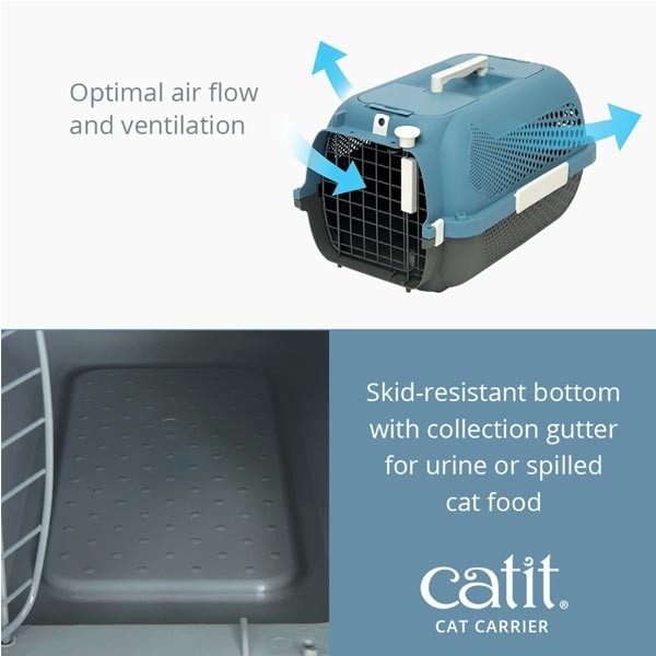 Catit Cat Carrier Turquoise Small 3 Catit Cat Carrier Turquoise Small - Image 3