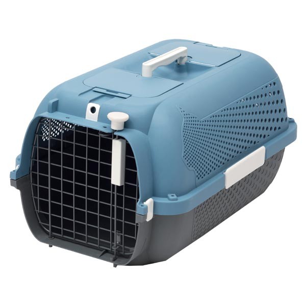 Catit Cat Carrier Blue Grey Medium 1 Catit Cat Carrier Blue Grey Medium