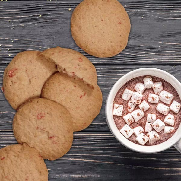 Bramble Foods Premium Cherry Bakewell Biscuits 150g 2 Bramble Foods Premium Cherry Bakewell Biscuits 150g - Image 2