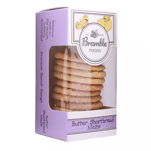 Bramble Foods Premium All Butter Shortbread Melt Biscuits 150g 1 Bramble Foods Premium All Butter Shortbread Melt Biscuits 150g