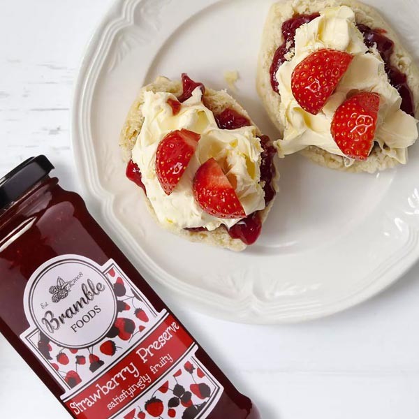 Bramble Foods Strawberry Preserve 340g 2 Bramble Foods Strawberry Preserve 340g - Image 2
