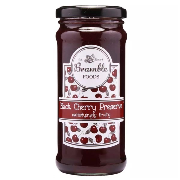 Bramble Foods Black Cherry Preserve 340g 1 Bramble Foods Black Cherry Preserve 340g