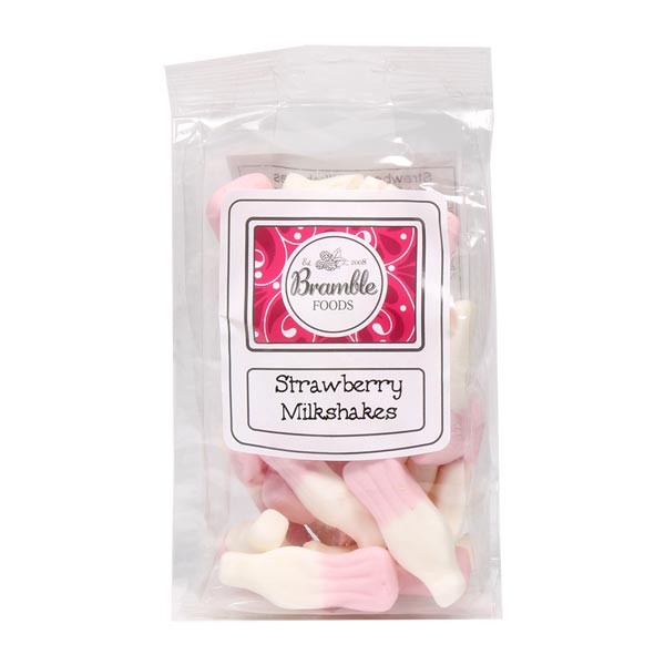 Bramble Foods Strawberry Milkshakes 120g 1 Bramble Foods Strawberry Milkshakes 120g