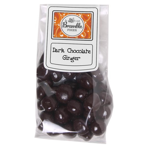 Bramble Foods Dark Chocolate Ginger 140g 1 Bramble Foods Dark Chocolate Ginger 140g