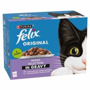 Felix Original Mixed Selection in Gravy Wet Cat Food 12 x 85g