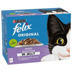 Felix Original Mixed Selection in Jelly Wet Cat Food 12 x 85g