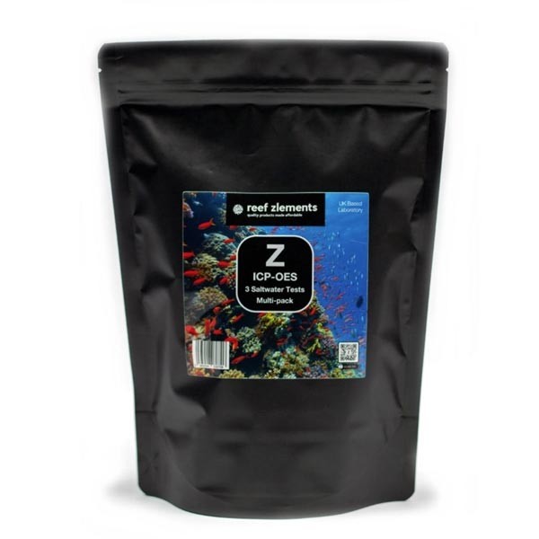 Reef Zlements ICP-OES Analysis Saltwater 3 Test Pack