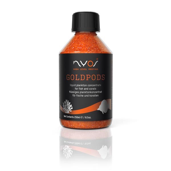 Nyos Goldpods Liquid Plankton for Fish & Corals 250ml 1 Nyos Goldpods Liquid Plankton for Fish & Corals 250ml