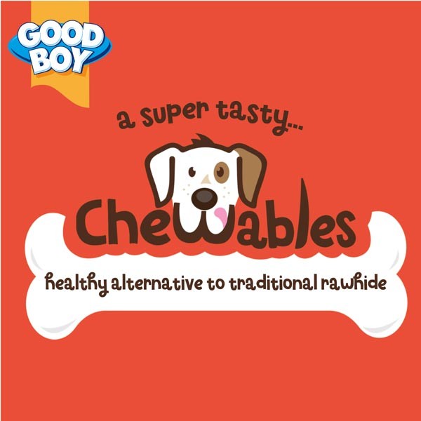 Good Boy Chewables Peanut Butter Medium Bones 2 Pack 2 Good Boy Chewables Peanut Butter Medium Bones 2 Pack - Image 2