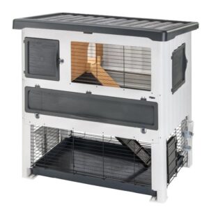 Ferplast Grand Lodge 140 Plus Thermoplastic Resin 2 Tier Hutch