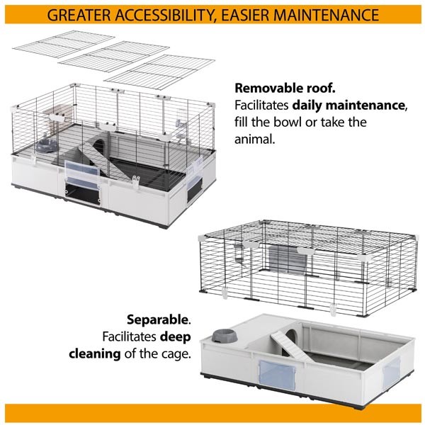 Ferplast Modular 4 Rabbit & Guinea Pig Cage Complete 5 Ferplast Modular 4 Rabbit & Guinea Pig Cage Complete - Image 5