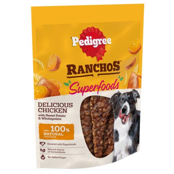 Pedigree Ranchos Superfoods with Chicken 70g Dog Treat 1 Pedigree Ranchos Superfoods with Chicken 70g Dog Treat