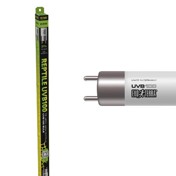 Exo Terra Reptile UVB100 24W T5 22" Very High Output Bulb 1 Exo Terra Reptile UVB100 24W T5 22" Very High Output Bulb