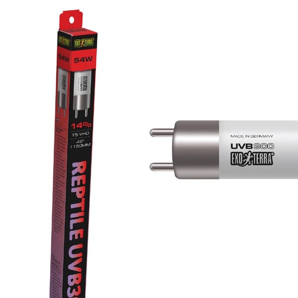 Exo Terra Reptile UVB300 54w T5 46" Very High Output Bulb 1 Exo Terra Reptile UVB300 54w T5 46" Very High Output Bulb