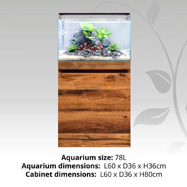 Fluval Visi-White 60 Hunton Oak Aquarium & Cabinet 3 Fluval Visi-White 60 Hunton Oak Aquarium & Cabinet - Image 3