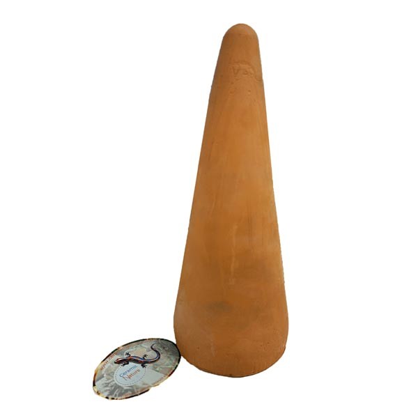 Ceramic Nature Discus Cone Red 25cm 1 Ceramic Nature Discus Cone Red 25cm