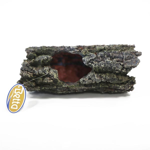 Betta Full Log Hide with Swim Hole 1 Betta Full Log Hide with Swim Hole