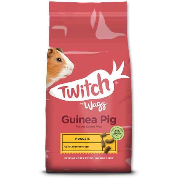 Wagg Twitch Guinea Pig Nuggets 2kg 1 Wagg Twitch Guinea Pig Nuggets 2kg