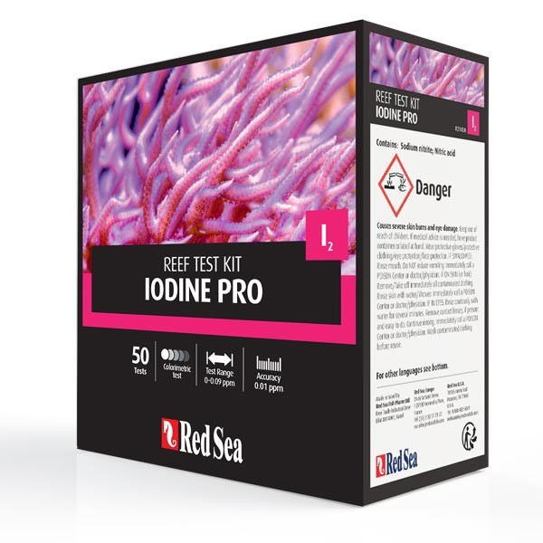 Red Sea Iodine Pro Reef Test Kit 1 Red Sea Iodine Pro Reef Test Kit