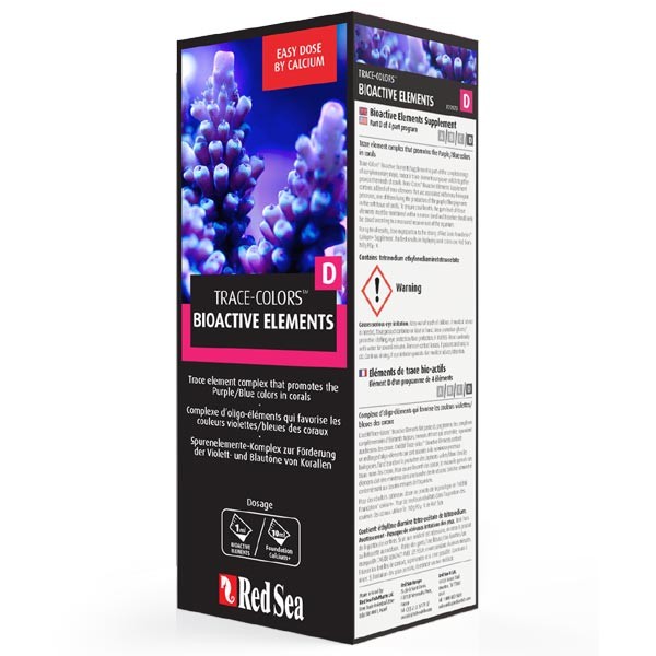 Red Sea Trace Colours D Bioactive Elements Supplement 500ml 1 Red Sea Trace Colours D Bioactive Elements Supplement 500ml