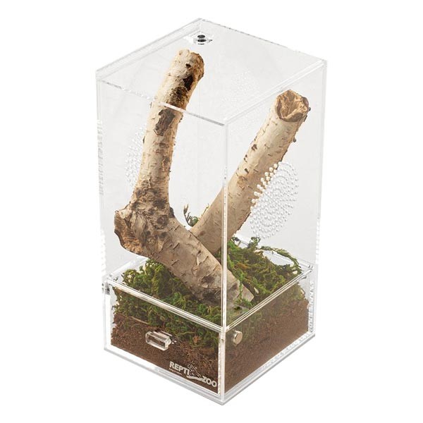 Repti Zoo Magnetic Acrylic Enclosure 10x10x20cm 3 Repti Zoo Magnetic Acrylic Enclosure 10x10x20cm - Image 3