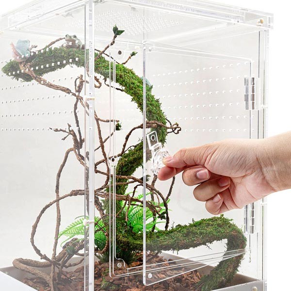 Repti Zoo Magnetic Acrylic Enclosure 30x30x45cm 4 Repti Zoo Magnetic Acrylic Enclosure 30x30x45cm - Image 4