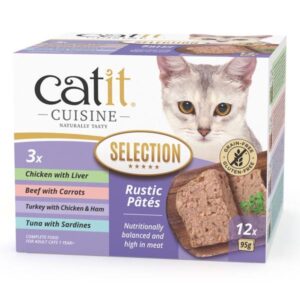 Catit Cuisine Mixed Pâté 12 x 95g Wet Cat Food