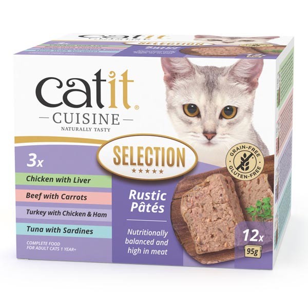 Catit Cuisine Mixed Pâté 12 x 95g Wet Cat Food 1 Catit Cuisine Mixed Pâté 12 x 95g Wet Cat Food