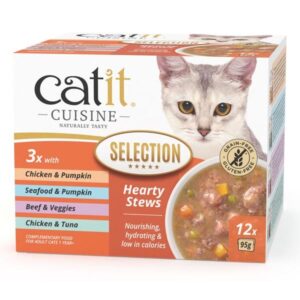 Catit Cuisine Mixed Stews 12 x 95g Wet Cat Food