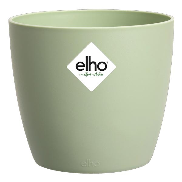 Elho Brussels Round Mini Sorbet Green 9.5cm Flower Pot 1 Elho Brussels Round Mini Sorbet Green 9.5cm Flower Pot