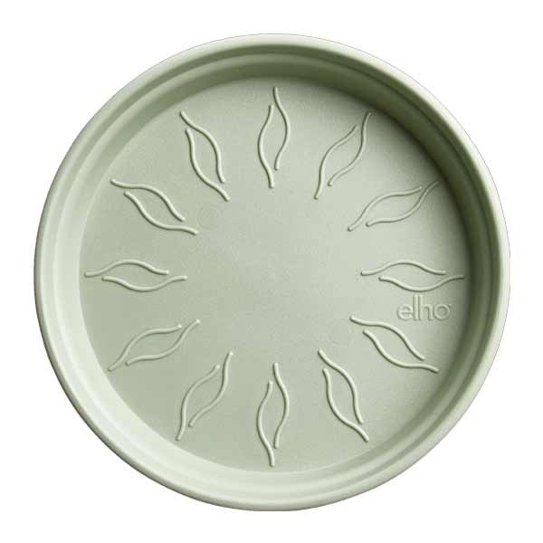 Elho Green Basics Saucer Stone Green 14cm 3 Elho Green Basics Saucer Stone Green 14cm - Image 3