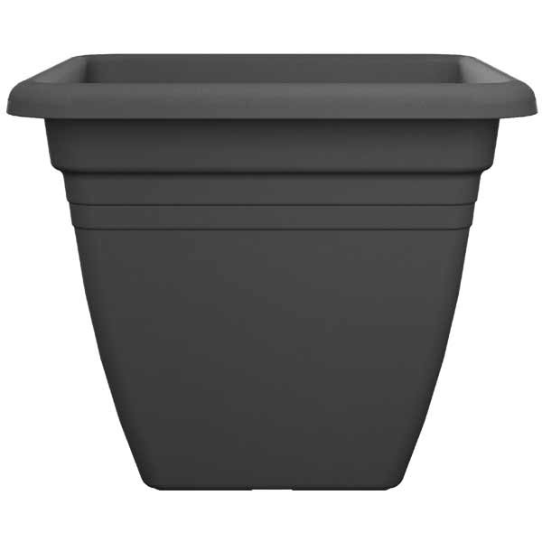 Florus Mediterran Quadro Anthracite 30cm Flower Pot 1 Florus Mediterran Quadro Anthracite 30cm Flower Pot