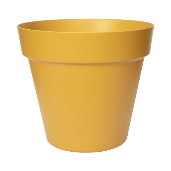 Paris Flower Pot Mustard Yellow 47cm 1 Paris Flower Pot Mustard Yellow 47cm