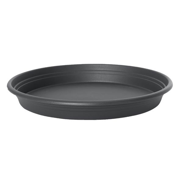 Florus Universal Saucer Round Anthracite 25cm 1 Florus Universal Saucer Round Anthracite 25cm