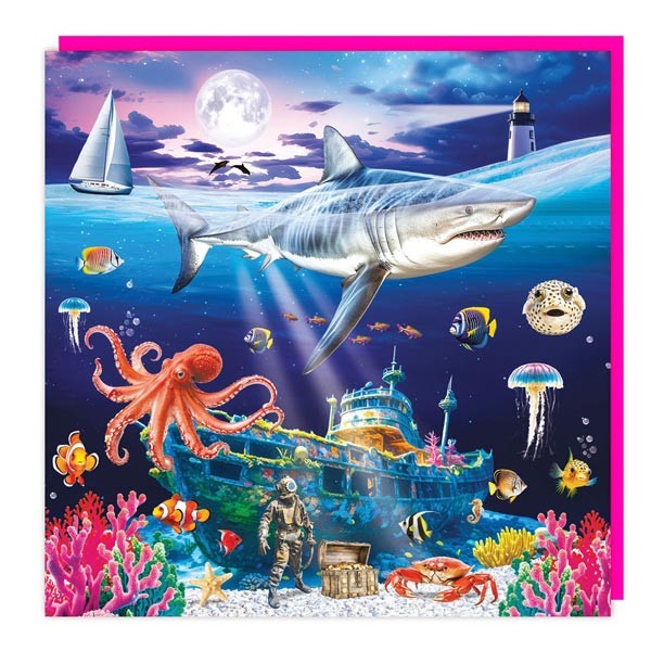 3D Lenticular Card "Under the Sea" 1 3D Lenticular Card "Under the Sea"