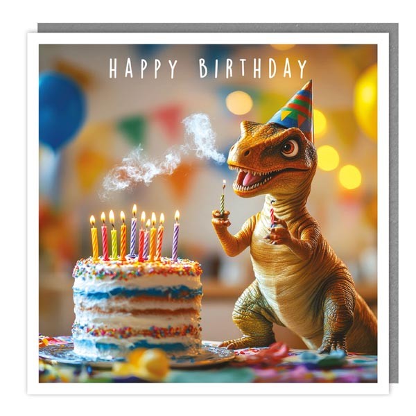 The Light Hearted Collection "T Rex Birthday" Card 1 The Light Hearted Collection "T Rex Birthday" Card