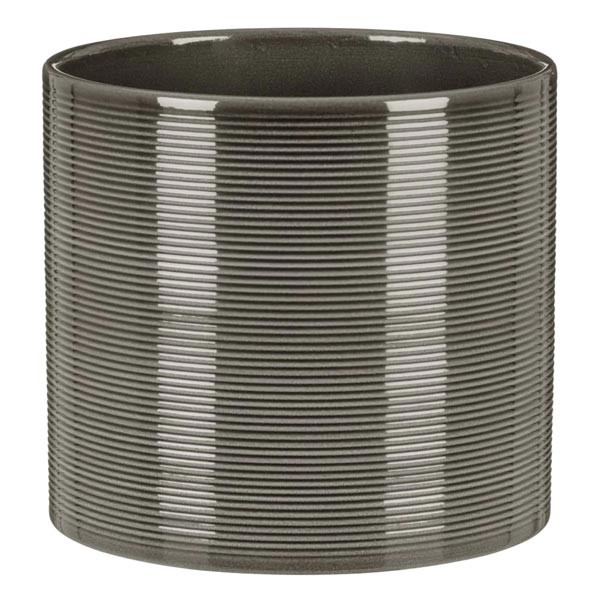 Scheurich Flower Pot 828 Glass Grey 23cm 1 Scheurich Flower Pot 828 Glass Grey 23cm