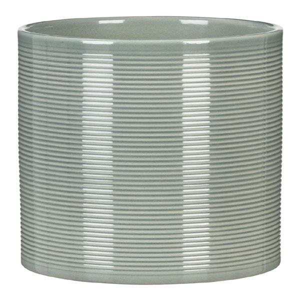 Scheurich Flower Pot 828 Sage Green 14cm 1 Scheurich Flower Pot 828 Sage Green 14cm