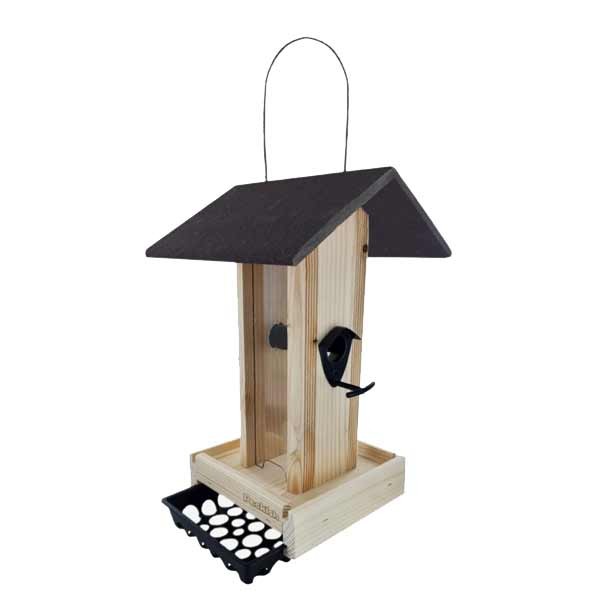 Peckish Woodland Feast Seed & Suet Cake Tower Feeder 1 Peckish Woodland Feast Seed & Suet Cake Tower Feeder