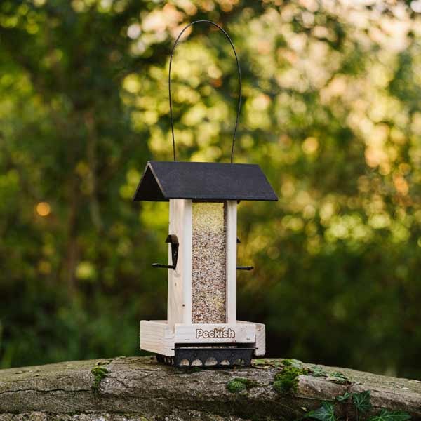Peckish Woodland Feast Seed & Suet Cake Tower Feeder 4 Peckish Woodland Feast Seed & Suet Cake Tower Feeder - Image 4