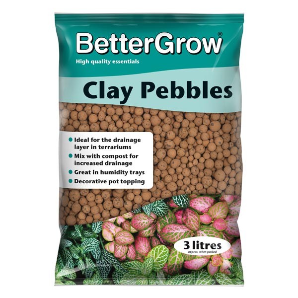 Growth Tech BetterGrow Clay Pebbles 3 Litres 1 Growth Tech BetterGrow Clay Pebbles 3 Litres