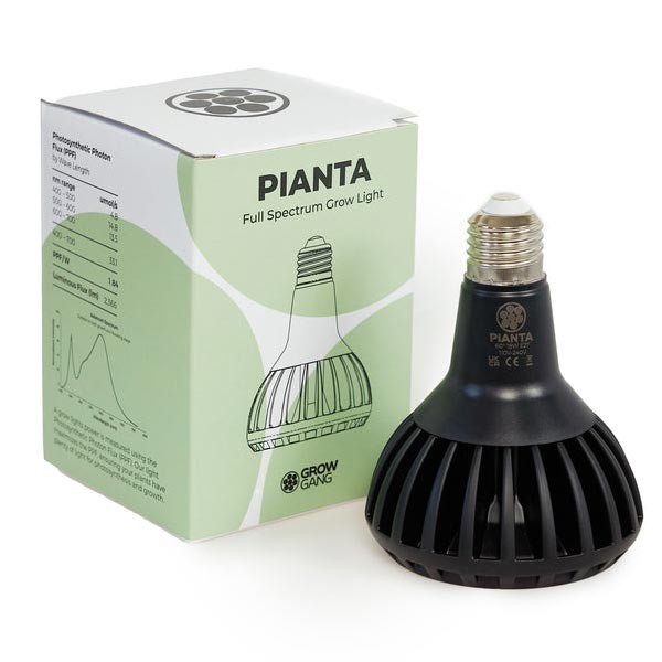 Grow Gang Pianta Grow Light LED Bulb Black 1 Grow Gang Pianta Grow Light LED Bulb Black