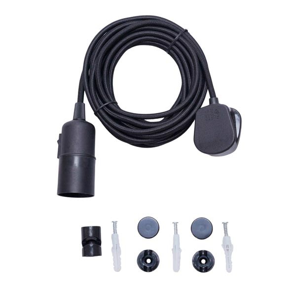 Grow Gang Enna Plug-in Ceiling Pendant Black 3 Grow Gang Enna Plug-in Ceiling Pendant Black - Image 3