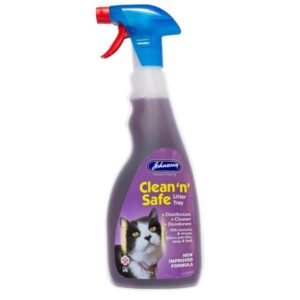 Johnson's Clean ‘n’ Safe Cat Litter Tray 500ml RTU