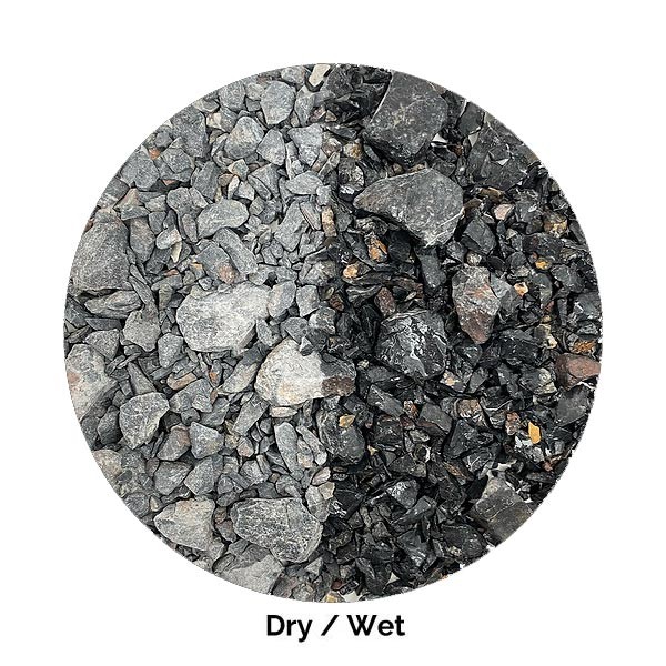Wio Dark Grey Accent Petite Aquatic Stone 750g 2 Wio Dark Grey Accent Petite Aquatic Stone 750g - Image 2