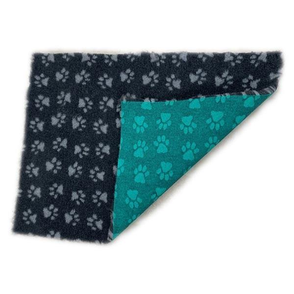 Soul Pet Traditional Charcoal with Grey Paw Vet Bedding 100x75cm 1 Soul Pet Traditional Charcoal with Grey Paw Vet Bedding 100x75cm