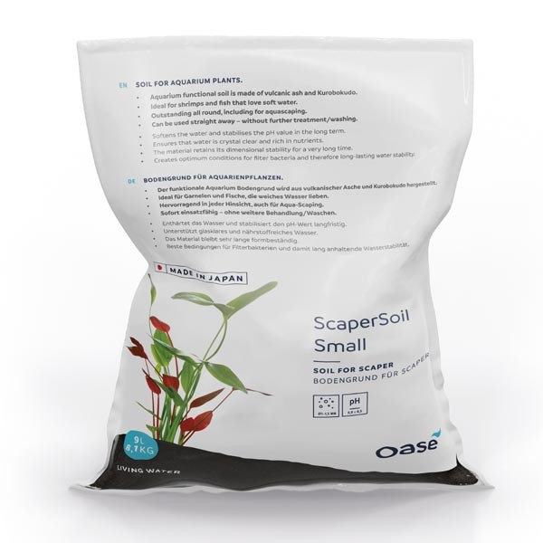 Oase ScaperSoil Small Black 9 Litres 1 Oase ScaperSoil Small Black 9 Litres