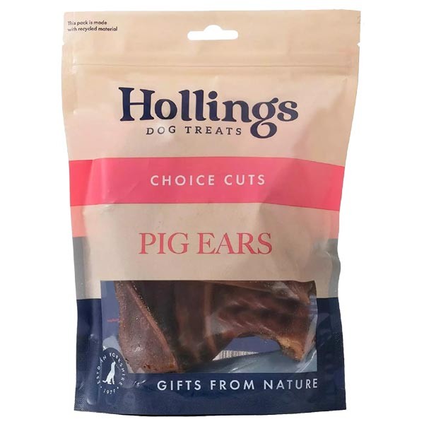 Hollings Pig Ears 2 Pack Dog Treats 1 Hollings Pig Ears 2 Pack Dog Treats