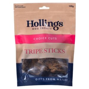 Hollings Tripe Sticks 100g Dog Treats
