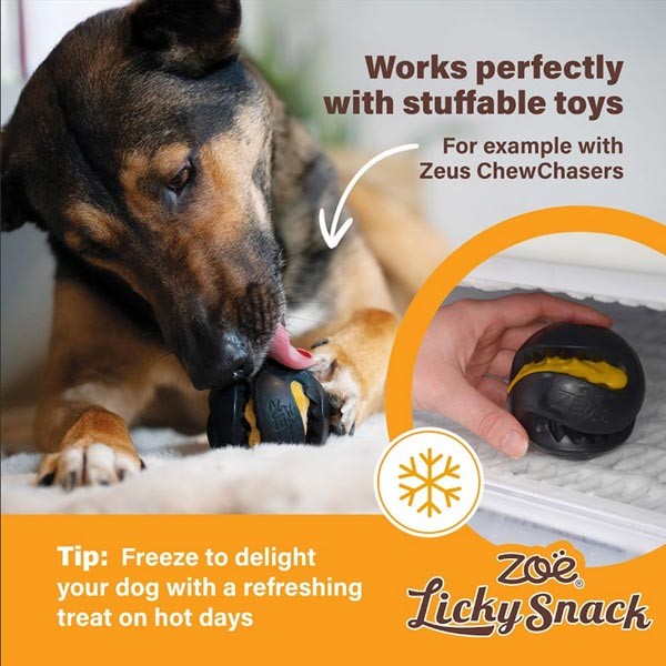 Zoe Licky Snack Pumpkin with Salmon Lickable Dog Treat Paste 85g 4 Zoe Licky Snack Pumpkin with Salmon Lickable Dog Treat Paste 85g - Image 4